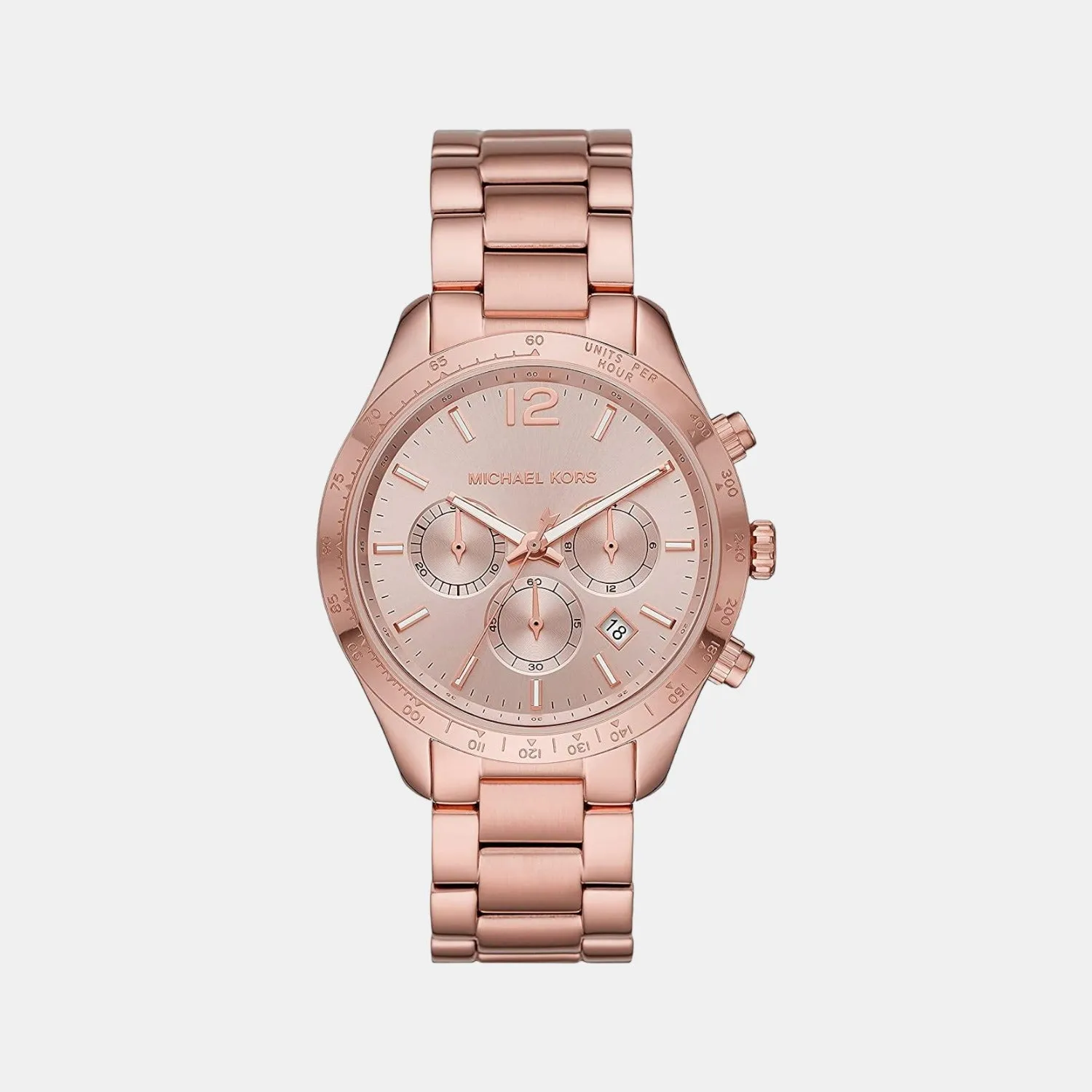 Women's Stainless Steel Chronograph Watch MK6796