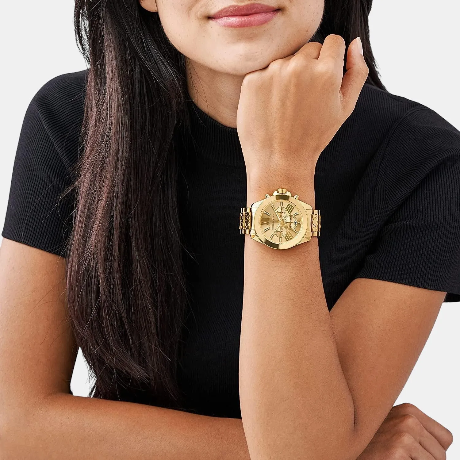 Women's Stainless Steel Chronograph Watch MK6952